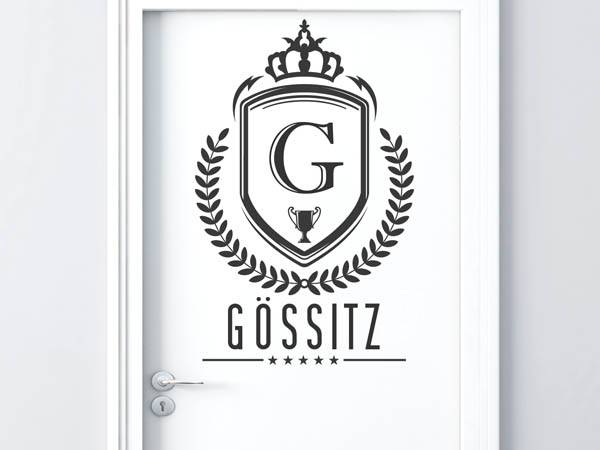Wandtattoo Gössitz Wappen