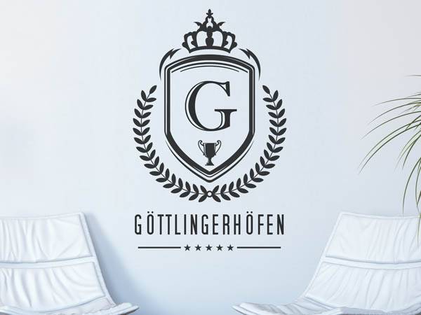 Wandtattoo Göttlingerhöfen Wappen