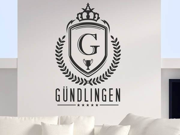 Wandtattoo Gündlingen Wappen