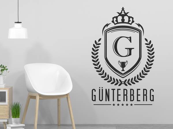 Wandtattoo Günterberg Wappen
