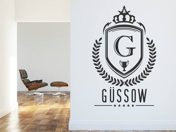 Wandtattoo Güssow Wappen
