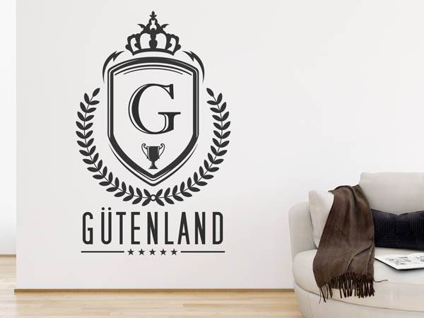 Wandtattoo Gütenland Wappen