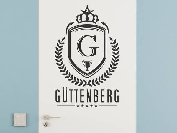 Wandtattoo Güttenberg Wappen