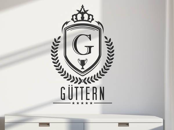 Wandtattoo Güttern Wappen