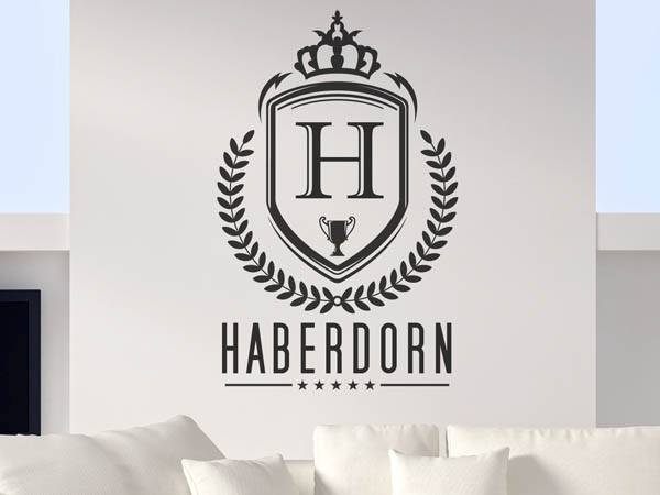 Wandtattoo Haberdorn Wappen