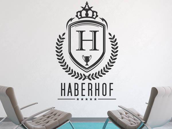 Wandtattoo Haberhof Wappen