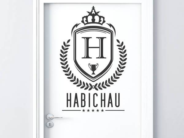 Wandtattoo Habichau Wappen