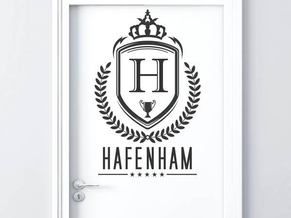 Wandtattoo Hafenham Wappen