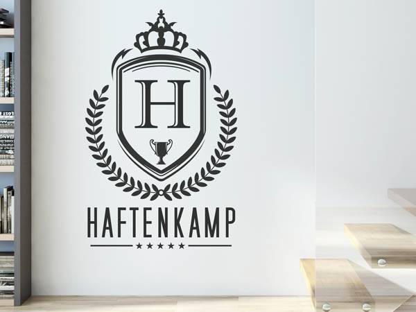 Wandtattoo Haftenkamp Wappen