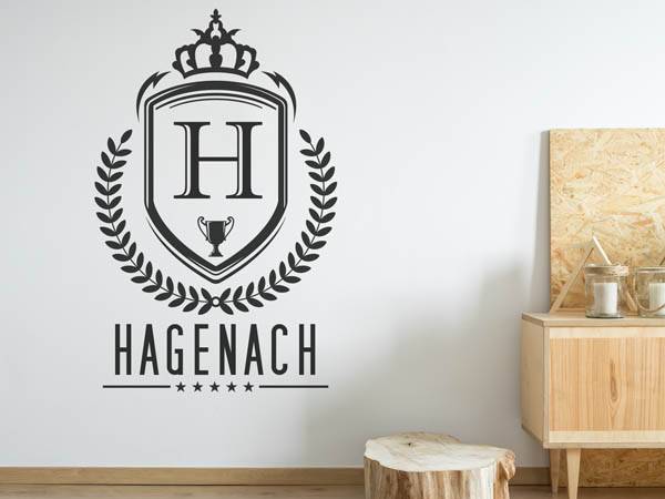 Wandtattoo Hagenach Wappen