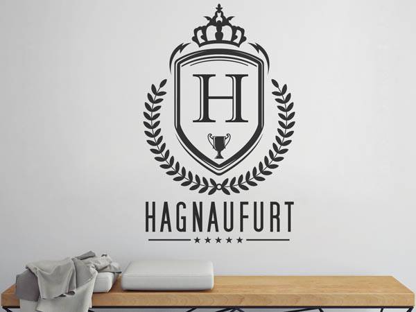 Wandtattoo Hagnaufurt Wappen