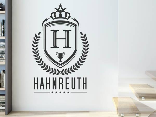 Wandtattoo Hahnreuth Wappen