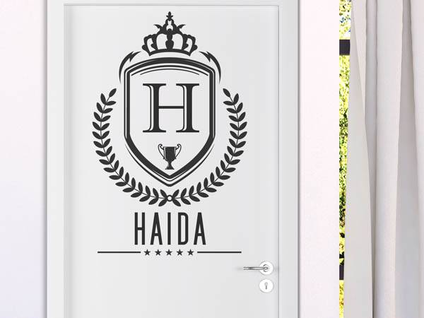 Wandtattoo Haida Wappen