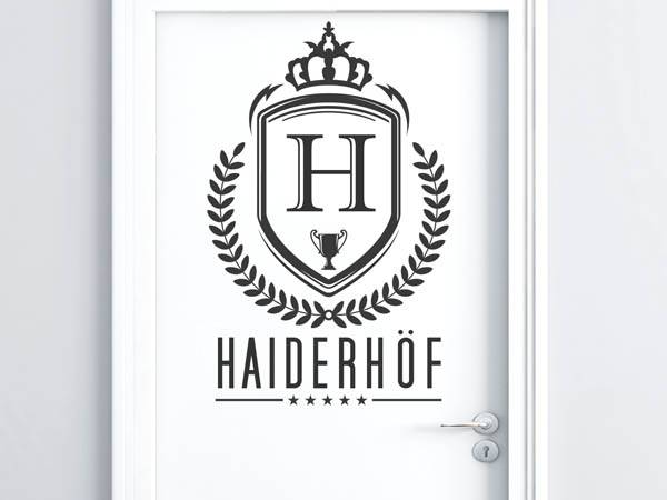 Wandtattoo Haiderhöf Wappen