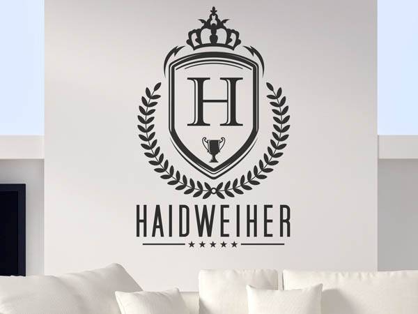 Wandtattoo Haidweiher Wappen