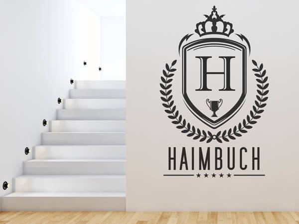 Wandtattoo Haimbuch Wappen