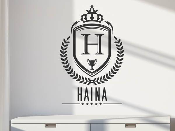 Wandtattoo Haina Wappen