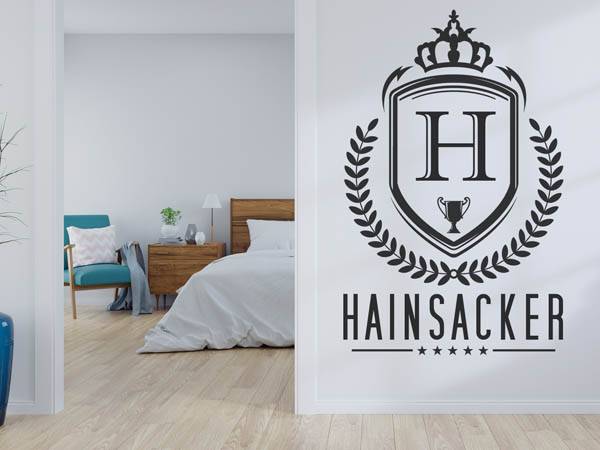 Wandtattoo Hainsacker Wappen