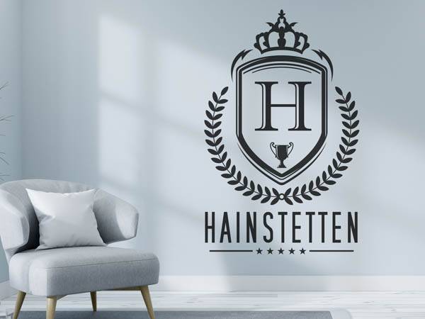Wandtattoo Hainstetten Wappen