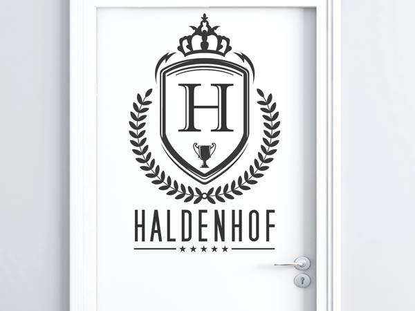 Wandtattoo Haldenhof Wappen