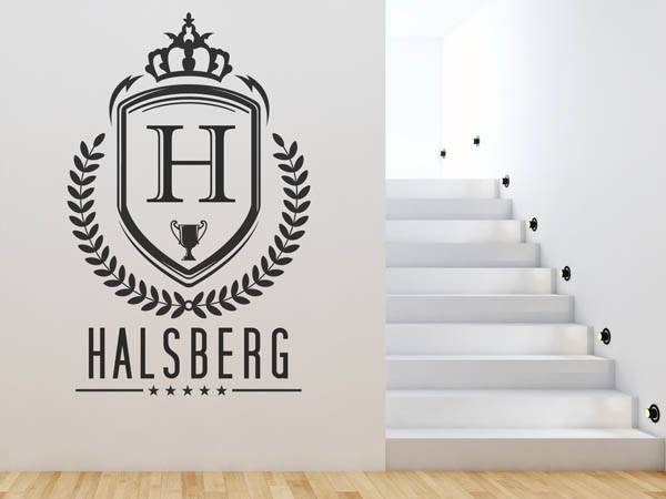Wandtattoo Halsberg Wappen