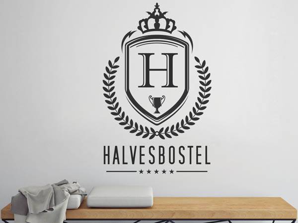 Wandtattoo Halvesbostel Wappen