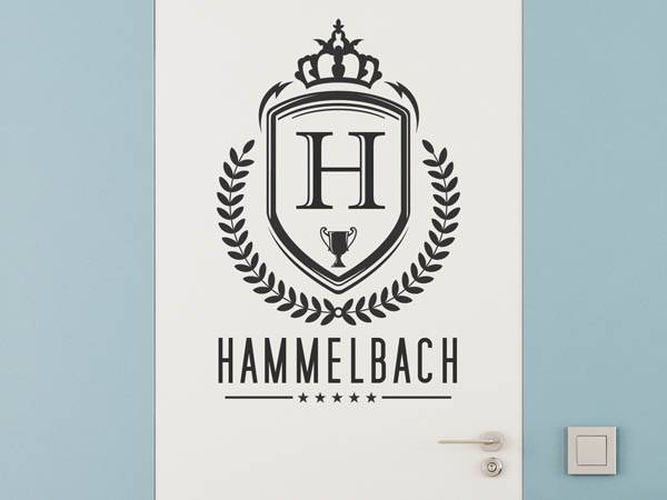 Wandtattoo Hammelbach Wappen