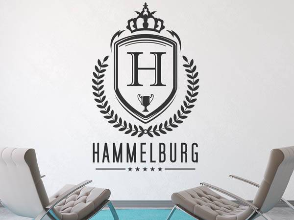 Wandtattoo Hammelburg Wappen