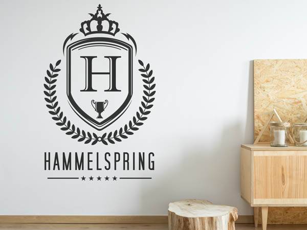 Wandtattoo Hammelspring Wappen
