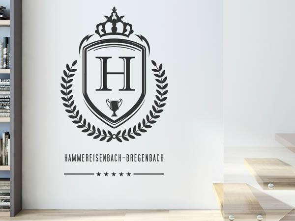 Wandtattoo Hammereisenbach-Bregenbach Wappen