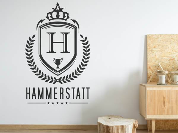 Wandtattoo Hammerstatt Wappen