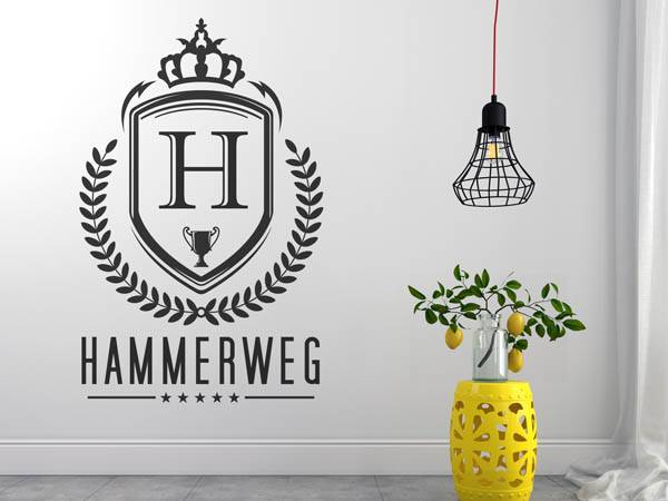 Wandtattoo Hammerweg Wappen
