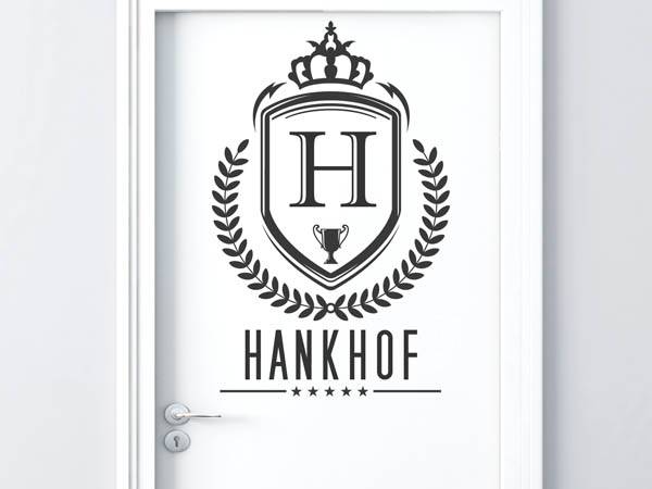 Wandtattoo Hankhof Wappen