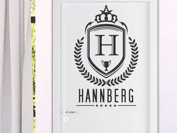Wandtattoo Hannberg Wappen