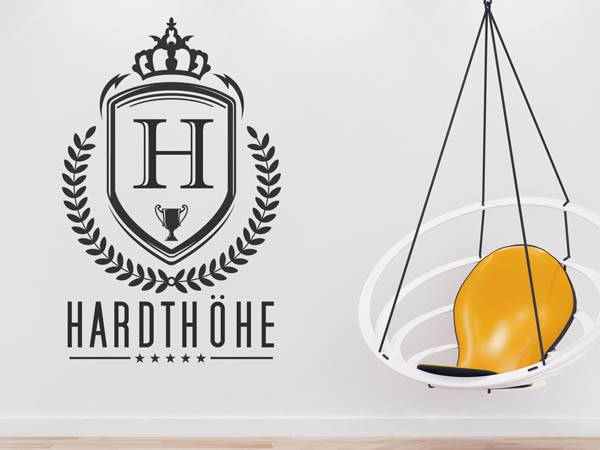 Wandtattoo Hardthöhe Wappen