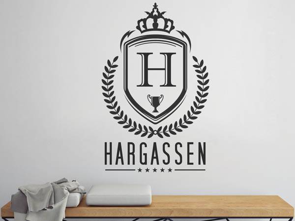 Wandtattoo Hargassen Wappen