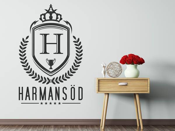 Wandtattoo Harmansöd Wappen