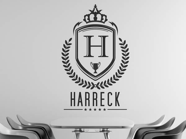 Wandtattoo Harreck Wappen