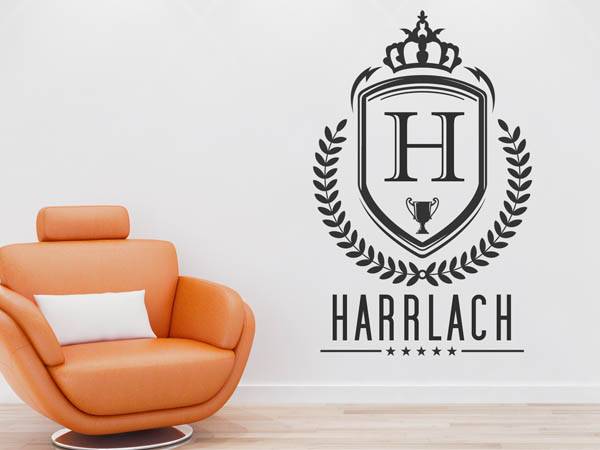 Wandtattoo Harrlach Wappen