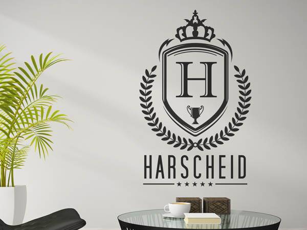 Wandtattoo Harscheid Wappen