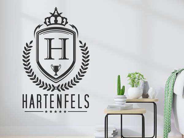 Wandtattoo Hartenfels Wappen