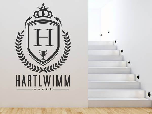 Wandtattoo Hartlwimm Wappen