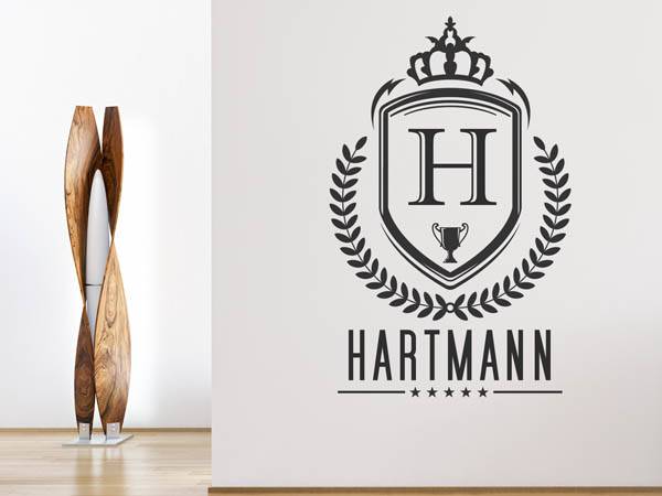 Wandtattoo Hartmann Wappen