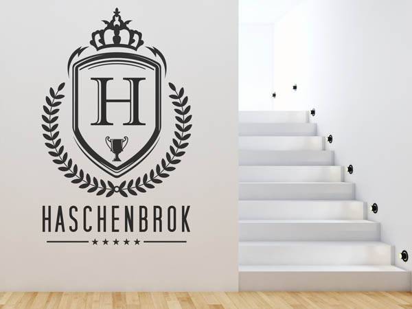 Wandtattoo Haschenbrok Wappen