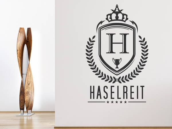 Wandtattoo Haselreit Wappen