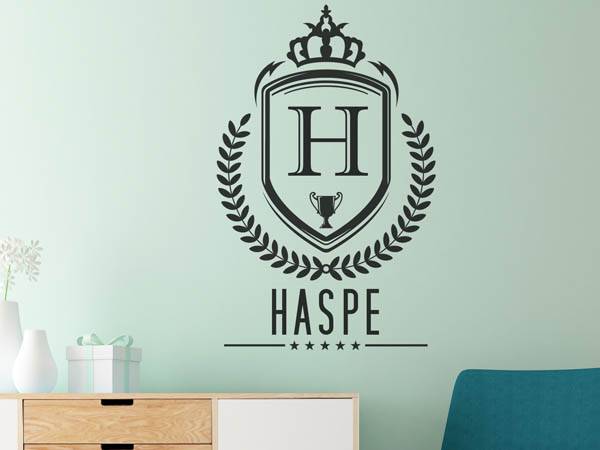 Wandtattoo Haspe Wappen