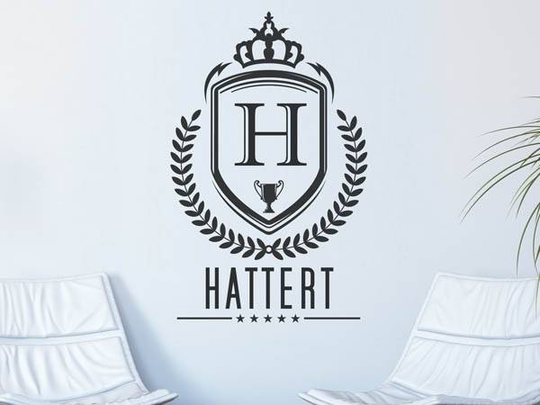 Wandtattoo Hattert Wappen