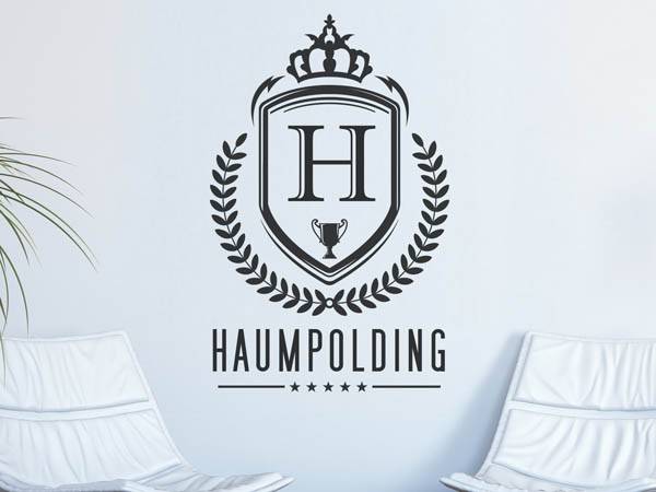 Wandtattoo Haumpolding Wappen