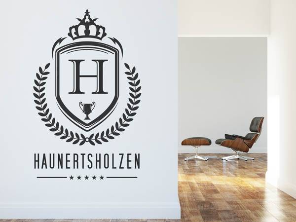 Wandtattoo Haunertsholzen Wappen