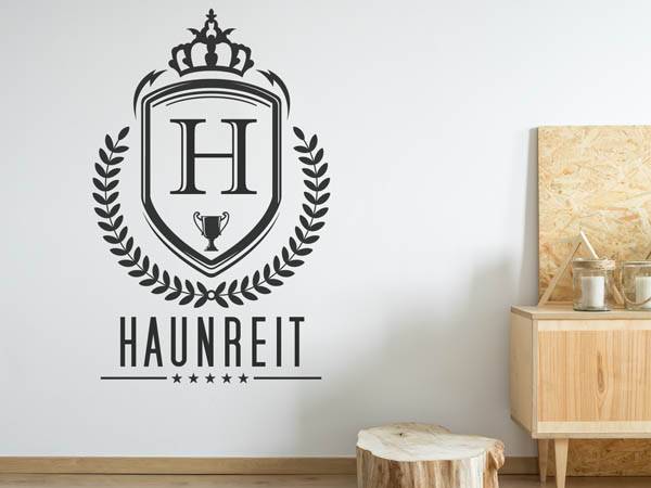 Wandtattoo Haunreit Wappen